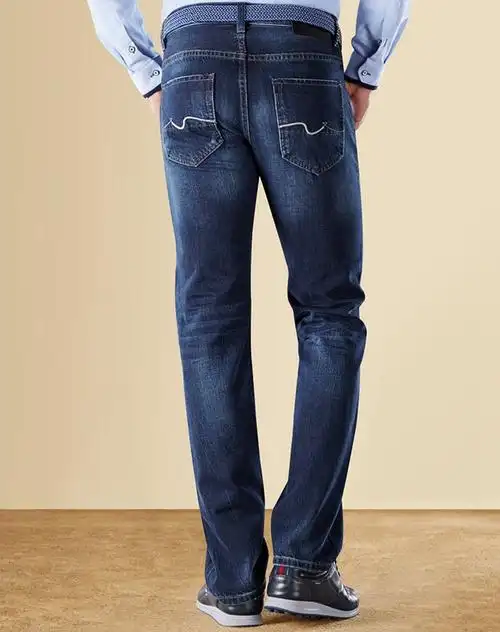 布莱顿牛仔裤2017夏季新款韩版男士裤子时尚百搭舒适休闲直筒长裤潮