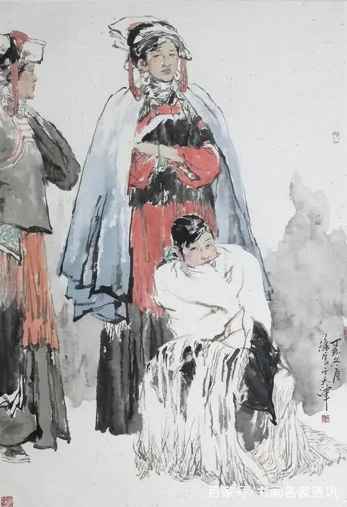 国展精英|徐展中国画人物作品欣赏!