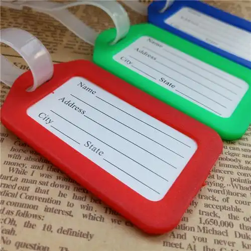 塑料行李牌 环保塑料托运行李标签挂牌卡套登机牌批发 厂家直销