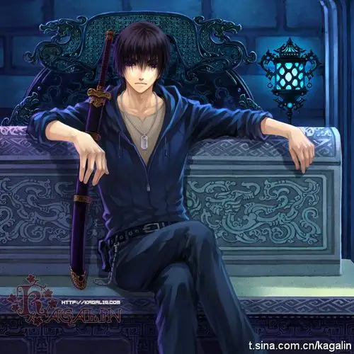 盗墓笔记,张起灵,kagalin,蓝,动漫壁纸,大图,二次元,天空,初音,蓝色