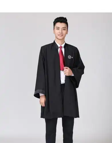 律师袍律师服 男女款职业装标准律协出庭服装徽章领带套装 律师袍