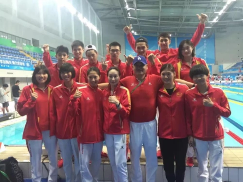惠,柳雅欣,苏郑宁,夏晨莹,郑蓉蓉,何雨哲等运动员先后入选国家游泳队