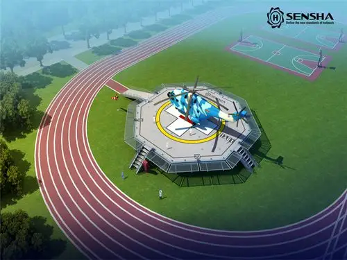 医疗专用直升机停机坪设计