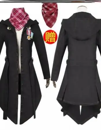 和平吃鸡衣服套装职业风衣精英真人全套黄金外套小学生 黑色风衣[送