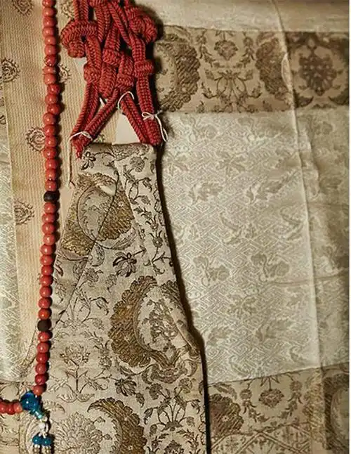 "蒙流九条袈裟"(部分),江月宗玩所用,江户时代,17世纪