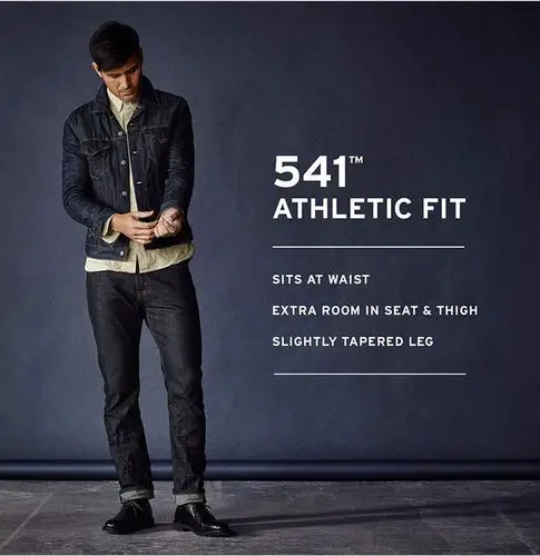 【包税】levis/levis李维斯牛仔裤 经典款 男士541系列直筒休闲牛仔
