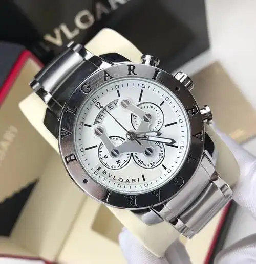 【宝格丽手表】代购级 bvlgari 宝格丽六针跑秒多功能男士手表 搭载