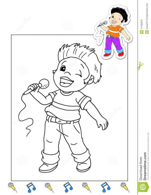 男人歌手怎么画男人歌手简笔画画法步骤教程小小歌唱家主题简笔画